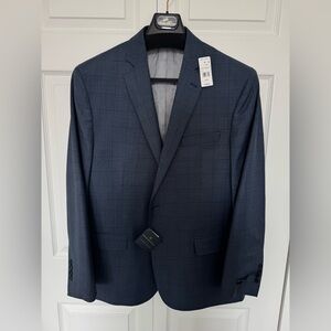 Brooks Brothers Navy Plaid Blazer